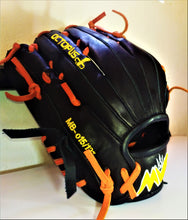 Cargar imagen en el visor de la galería, Octopus 12.50&quot; (Outfield) Negro-Naranja Tan - Guante de Béisbol
