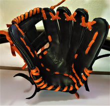 Cargar imagen en el visor de la galería, Guante Octopus 11.50&quot; (Infield) Negro-Naranja Tan
